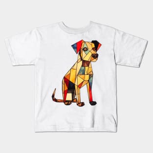 Geometric Dog Kids T-Shirt